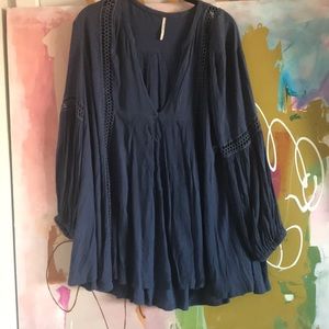 FP blue tunic! Minimal wear!